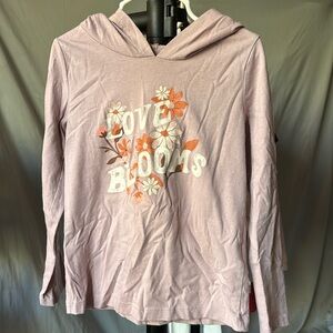 Long sleeve hooded shirt